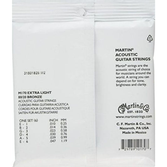 Martin M170 Set corzi chitară acustică 010-047