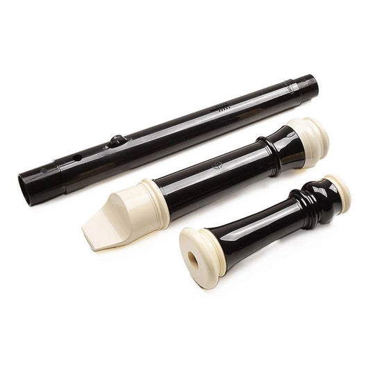 Angel AWRTNB Blockflote tenor, sistem baroc, DO, 3 piese, finisaj negru-fildes