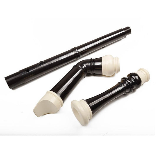 Angel AWRBNB Flaut bass, sistem baroc, FA, 3 piese, finisaj negru-fildes