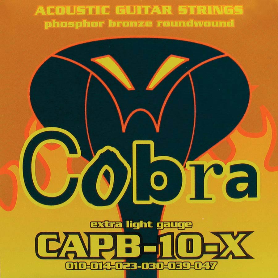 Cobra CAPB10X Set corzi chitară acustică extra light, 010-047