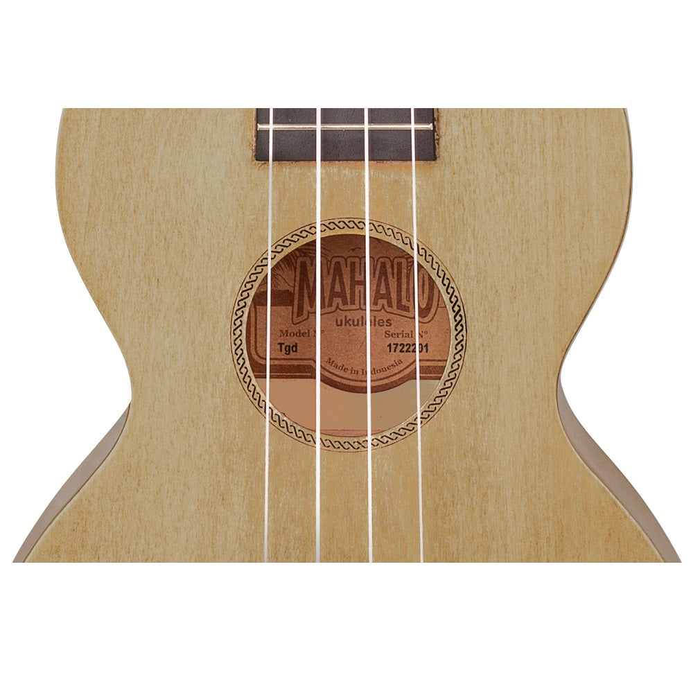 Mahalo ML2SD – Set ukulele concert, finisaj crem Sand Dune, cu husă și 3 pene