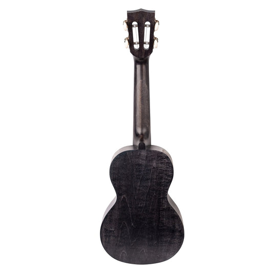 Mahalo ML2SH – Set ukulele concert, finisaj negru Smoke Haze, 3 pene, cu husă