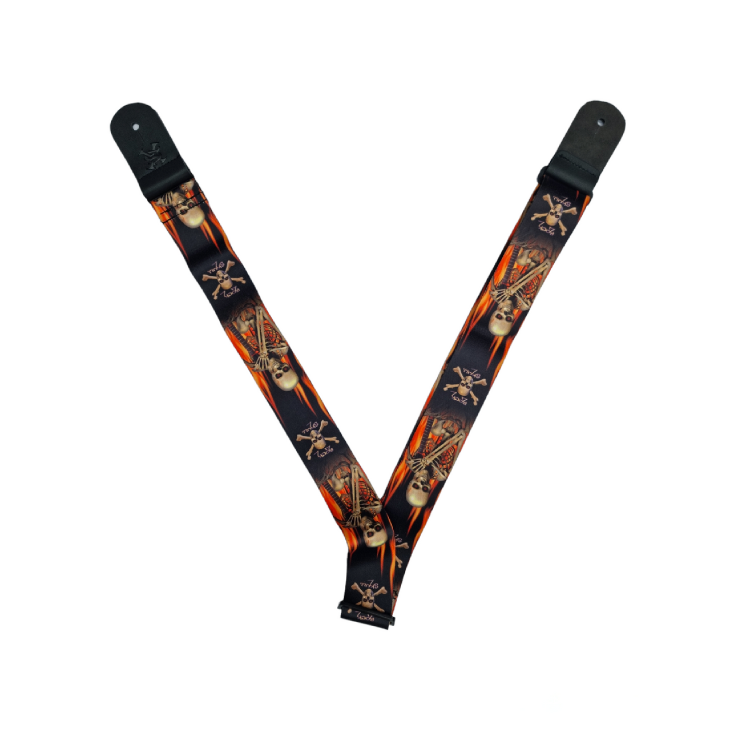 SX GSP2FS Curea chitara, fire skull