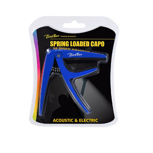 Boston BC85BU Capodastru chitară acustică/electrică albastru