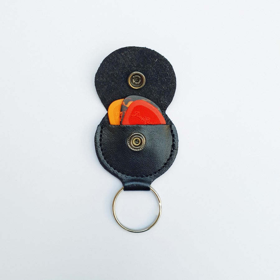 TurboVoice KR85 Breloc suport pene chitară, piele, 3 pene