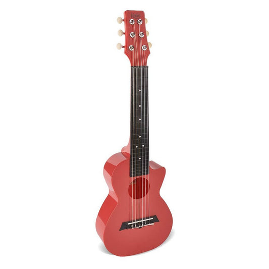 Korala PUG40RD – Set ukulele (guitarlele), policarbonat, roșu, 69 cm, cu 3 pene
