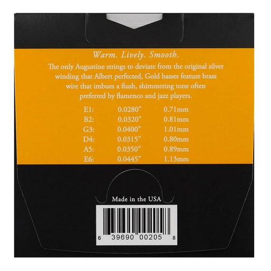 Augustine AUCLGO Classic Gold Set 6 corzi chitară clasică