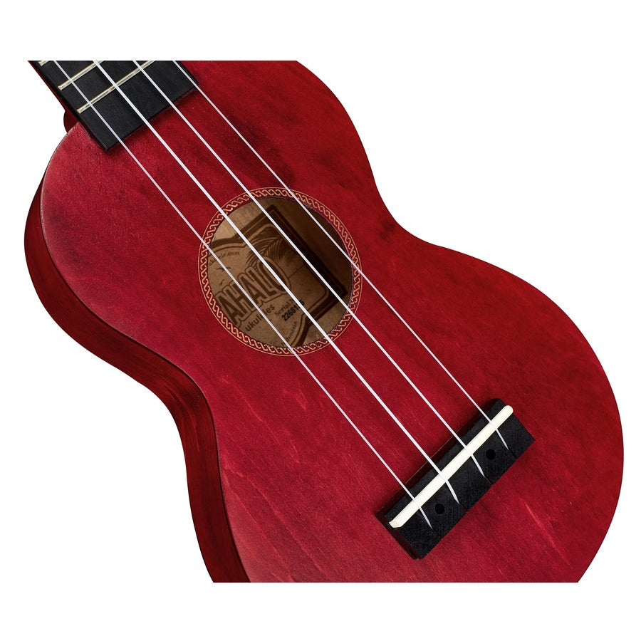 Mahalo MS1TRD Ukulele Slimline sopran, rosu, husă