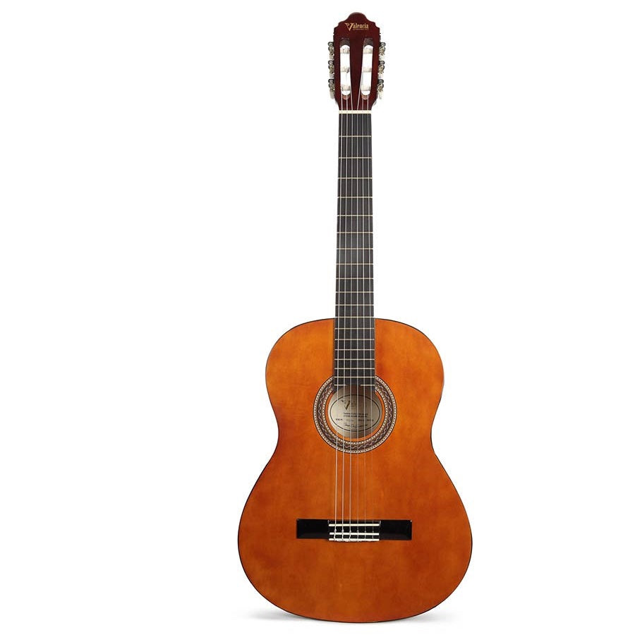 Valencia VC104K Set chitară clasică 4/4, Natural lucios, cu husă și acordor