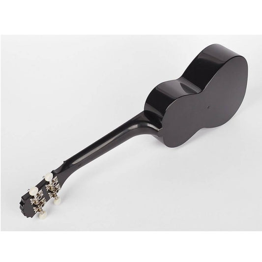 Korala PUC20BK – Ukulele concert, policarbonat, negru, 61 cm, set cu 3 pene