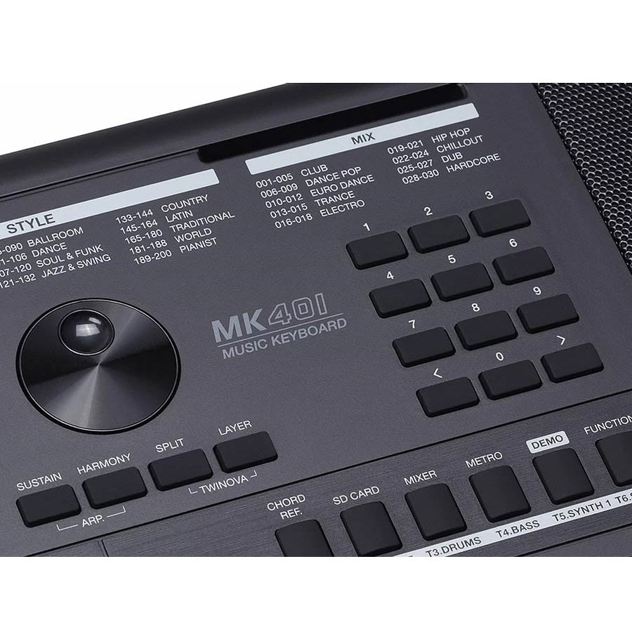 Medeli MK200 Orgă electronică, 61 clape dinamice, 585 tonuri, 202 ritmuri, USB-MIDI