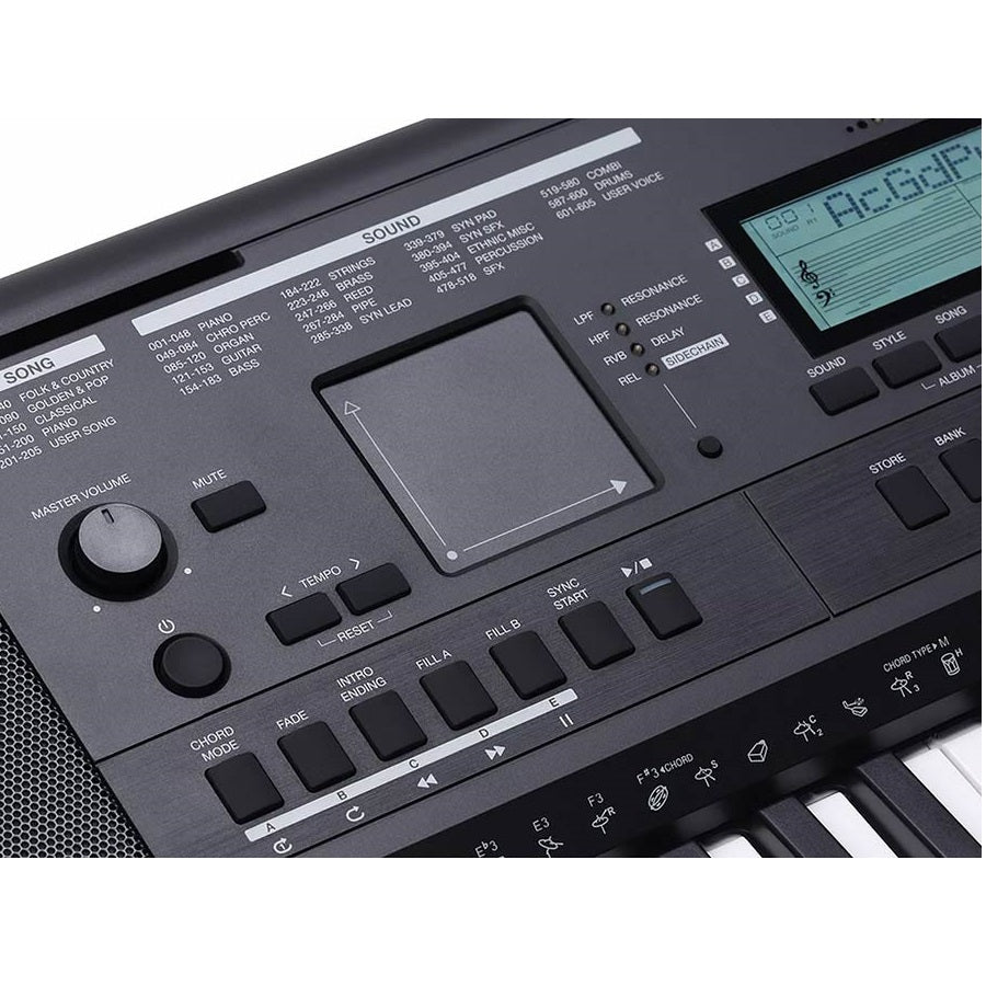 Medeli MK200 Orgă electronică, 61 clape dinamice, 585 tonuri, 202 ritmuri, USB-MIDI