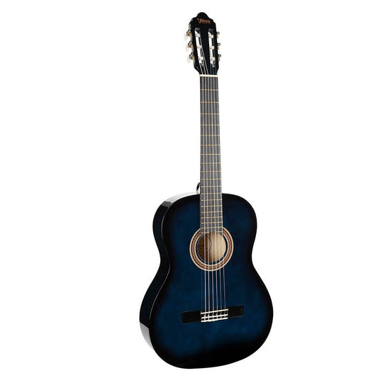 Valencia VC104BUS Chitară clasică 4/4, Albastru Sunburst