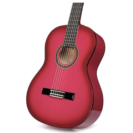 Valencia VC104PKS Chitară clasică 4/4, Roz Sunburst