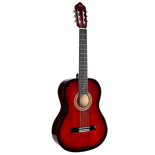 Valencia VC101RDS Chitară clasică 1/4, Roșu Sunburst