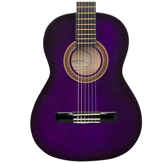 Valencia VC103PPS Chitară clasică 3/4, Mov Sunburst