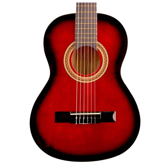 Valencia VC103RDS Chitară clasică 3/4, Roșu Sunburst