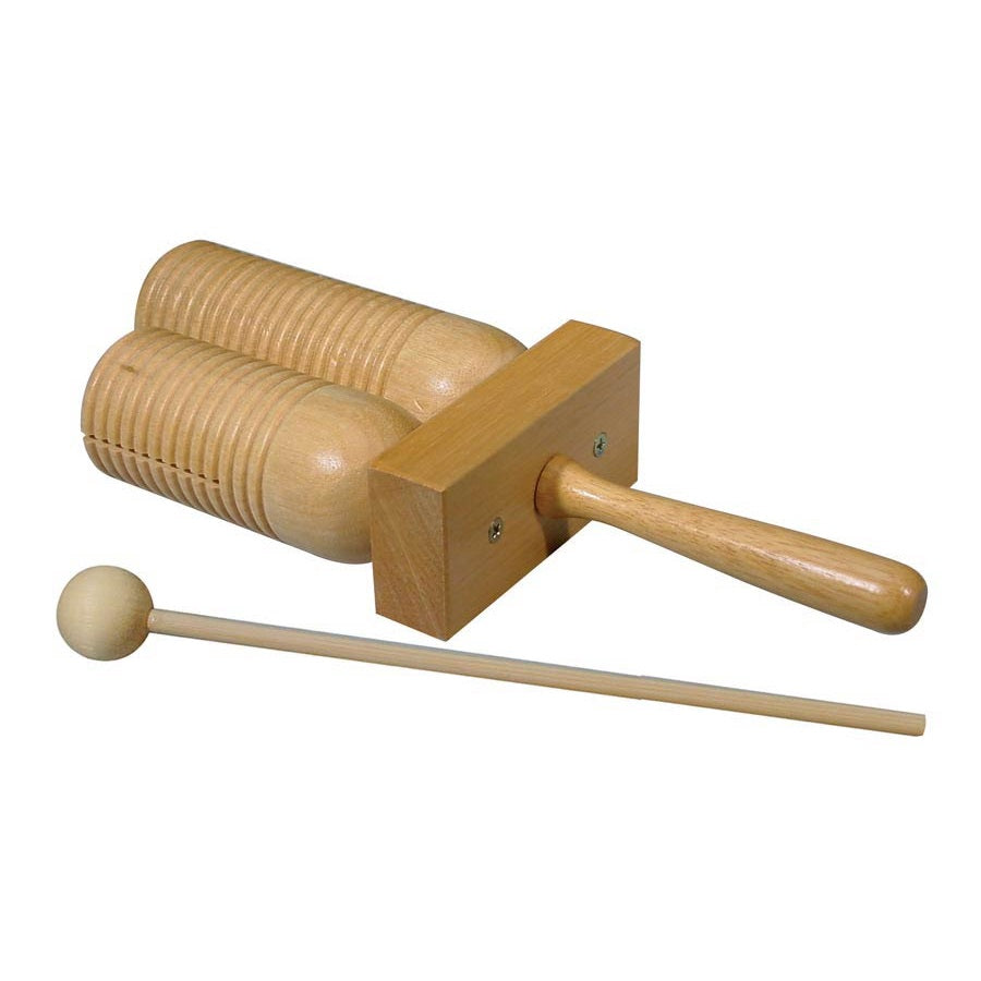 Hayman PA34 Woodblock tubular din lemn, 2 tonuri, model I, cu băț inclus