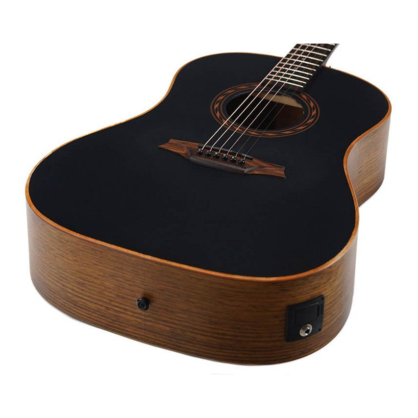 Bromo BAT9MEBK Chitară electro-acustică, negru