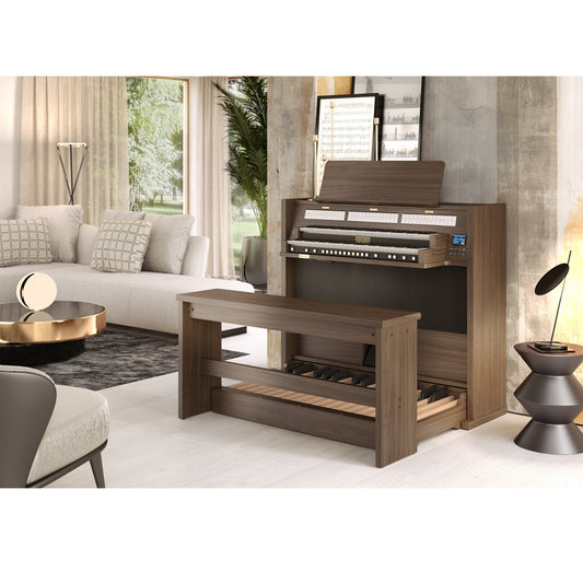 Viscount Domus S4 – Orga de biserică digitală cu 2 claviaturi, pedalier cu 32 de note, 32 de registre + 3 voci orchestrale