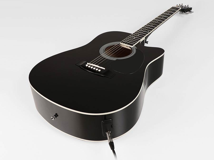 Nashville GSD60CEBK Chitară Electro-Acustică, Negru