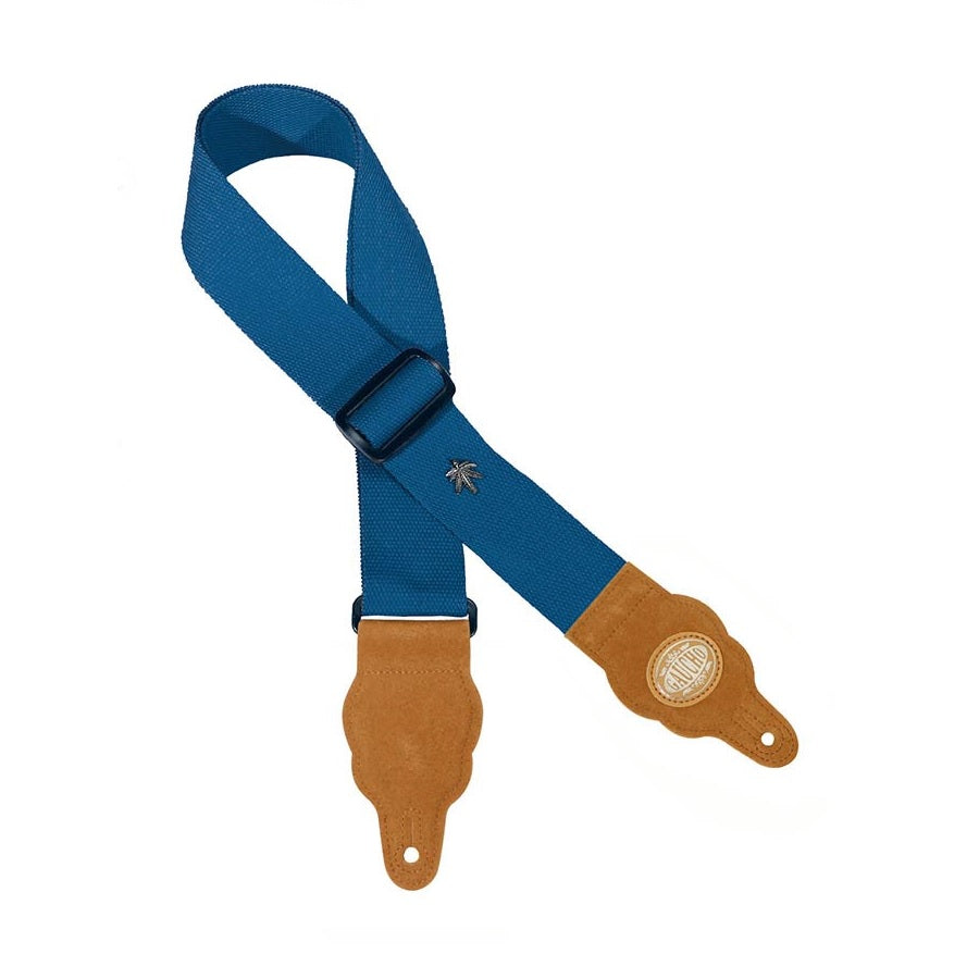 Gaucho GST100CU Curea chitară din cânepă, albastru