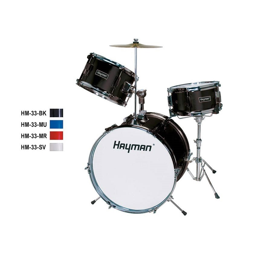 Hayman HM33BK Set tobe acustice copii 4-7 ani, negru