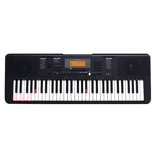 Set orgă Medeli IK200 cu căști, scaun și stativ, 61 clape dinamice, 585 tonuri, 202 ritmuri, USB-MIDI, intrare microfon