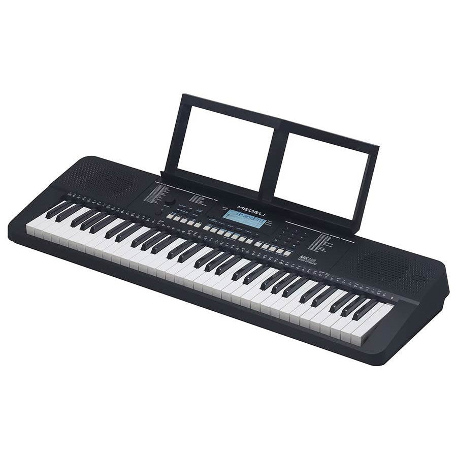 Set orgă Medeli MK110 cu căști, scaun și stativ, 61 clape dinamice, 500 sunete, USB MIDI & Audio