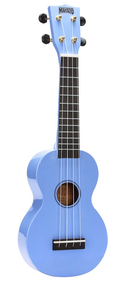 Mahalo MR1LBU Ukulele sopran, albastru deschis lucios, cu husă