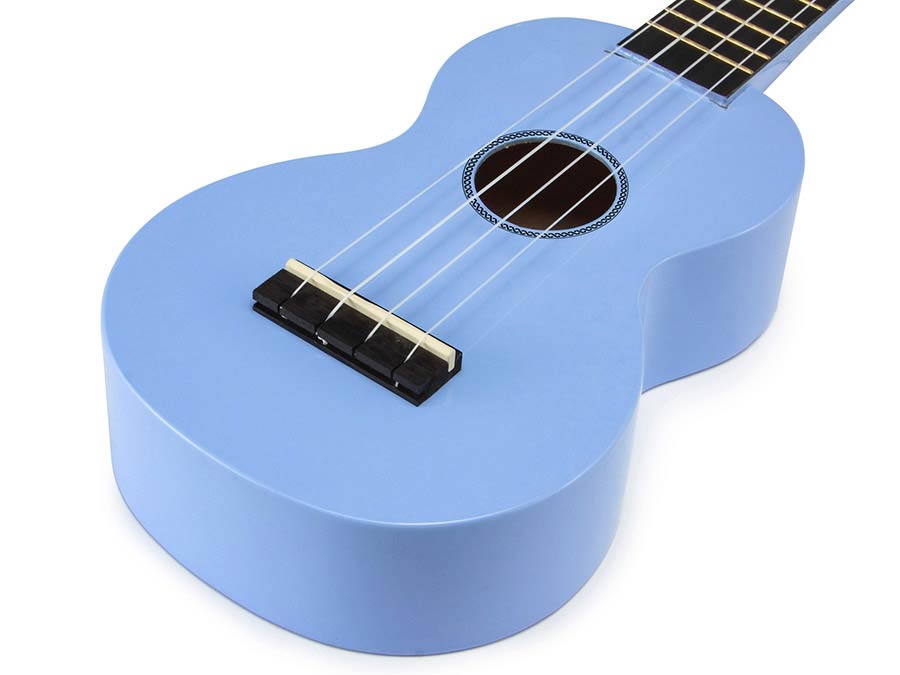 Mahalo MR1LBU Ukulele sopran, albastru deschis lucios, cu husă