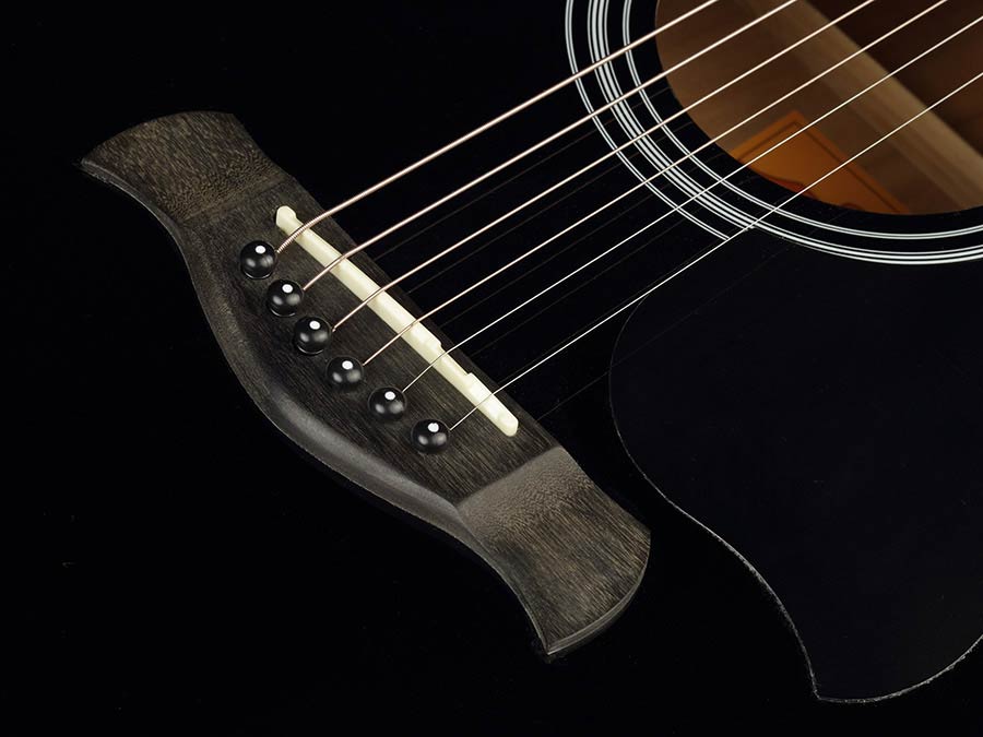 Richwood RD12BK Artist Chitară acustică dreadnought, negru