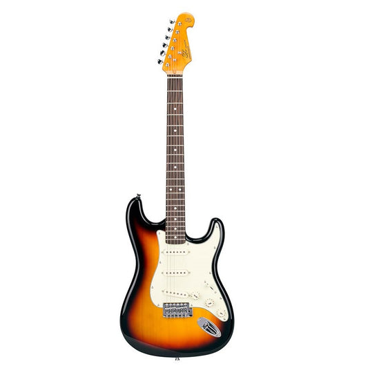 SX SST623TS Chitară electrică, 62 Vintage Style, sunburst, husă
