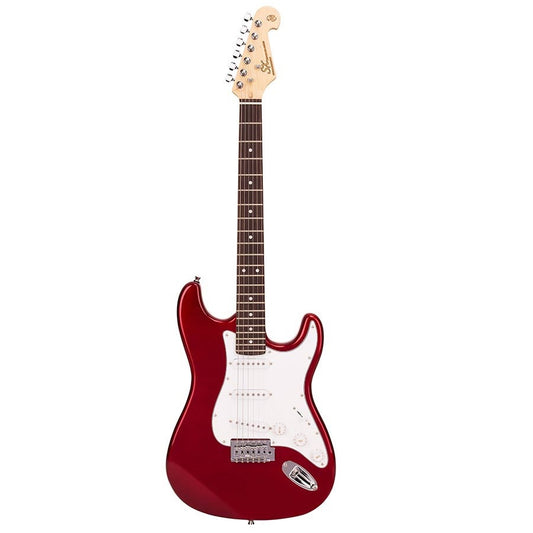 SX ED1CAR Chitară electrică Stratocaster, roșu