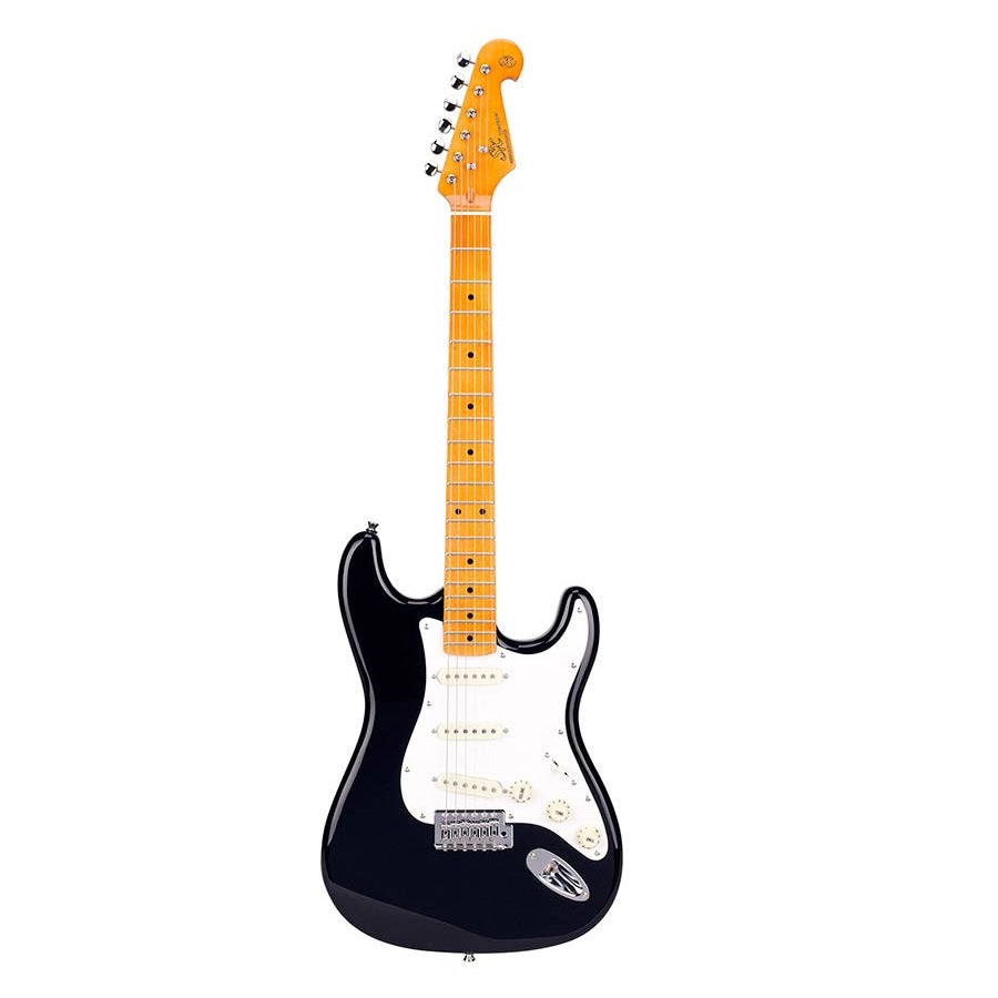 SX SST57BK Chitară electrică Retro, negru