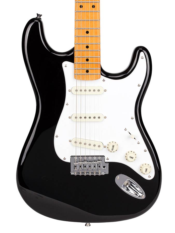 SX SST57BK Chitară electrică Retro, negru