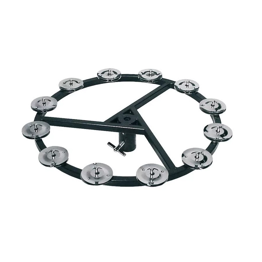 Hayman SNTA1012 Tamburină Hi-Hat, 10", 12 zurgălăi cromati, cadru din plastic