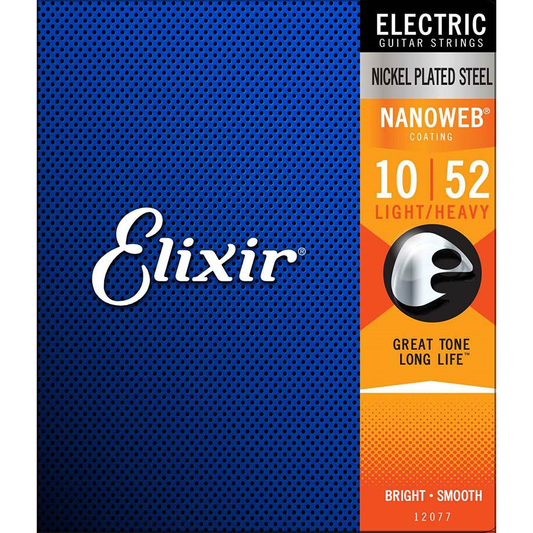 Elixir Nanoweb EL12077 Set 6 corzi chitară electrică 010-052