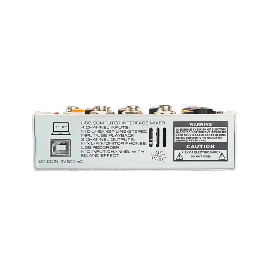 VoiceKraft VKUPC Mixer pasiv 2 canale Mono/1 Stereo, interfață USB, Bluetooth