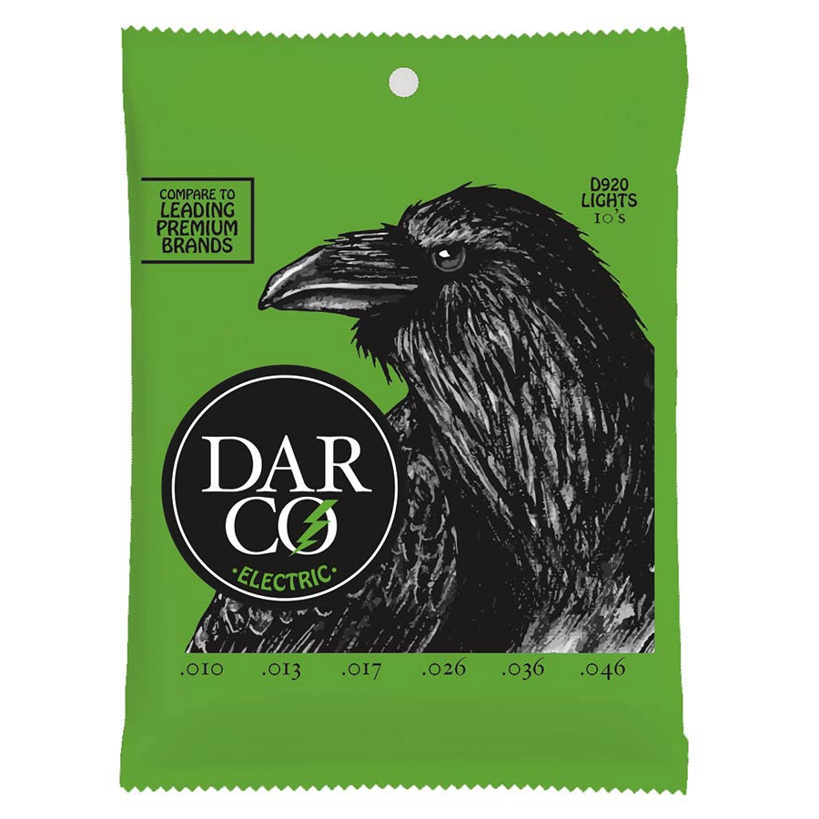 Darco D920 Set 6 corzi chitară electrică,light 010-046, bronz