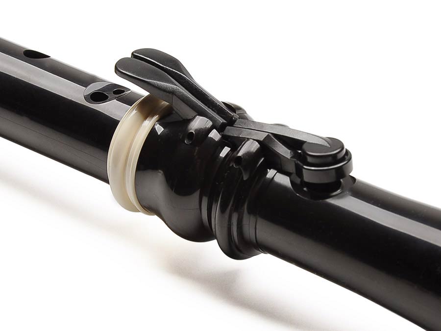 Angel AWRTNB Blockflote tenor, sistem baroc, DO, 3 piese, finisaj negru-fildes