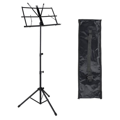 Boston MS40BK Stativ partituri note stabil, pliabil, husă