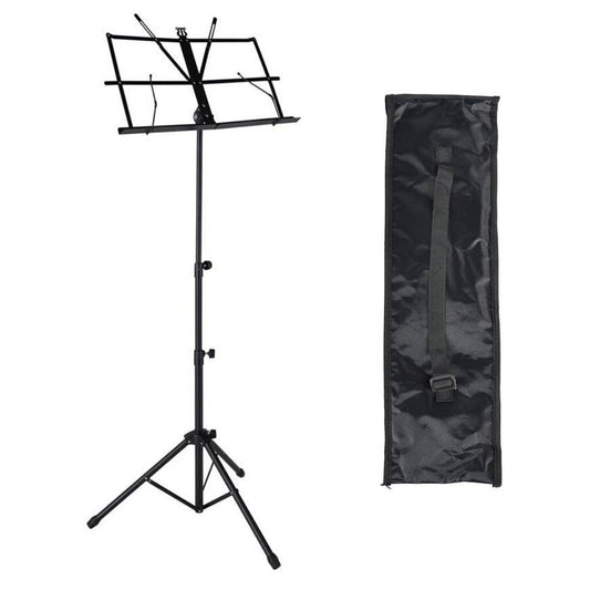 Boston MS40BK Stativ partituri note stabil, pliabil, husă