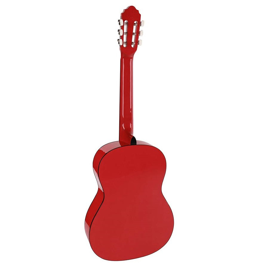 Salvador Kids CG144RD – Chitară clasică 4/4, pentru începători, finisaj roșu lucios