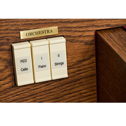 Viscount Opera 250 – Orga de biserică digitală cu două claviaturi, pedalier cu 32 de note, 33 de registre + 5 voci orchestrale, Physis Plus