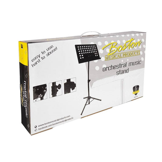 Boston OMS302 Stativ partituri profesional metal rezistent, negru