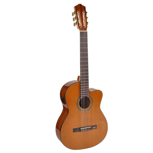 Salvador Cortez CC10CE Chitară Electro-clasică 4/4, natur