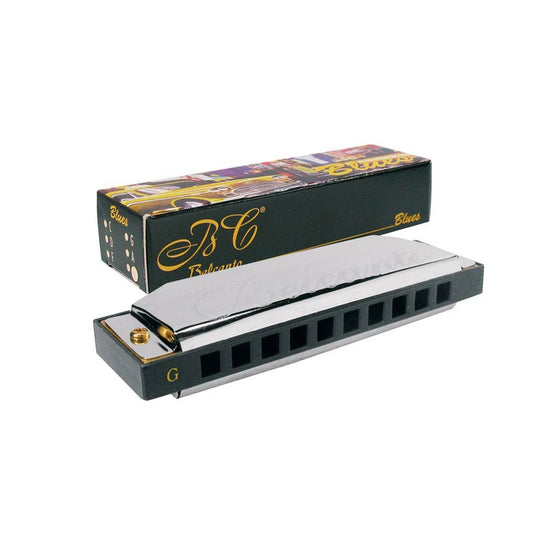 Belcanto HRM20G Muzicuță Blues Harp, Tonalitate G (Sol), 20 lamele, corp ABS
