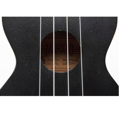 Mahalo MK1PWTBK – Set ukulele sopran Kahiko Plus Series, negru transparent, cu husă