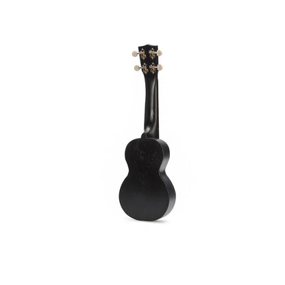 Mahalo MK1PWTBK – Set ukulele sopran Kahiko Plus Series, negru transparent, cu husă